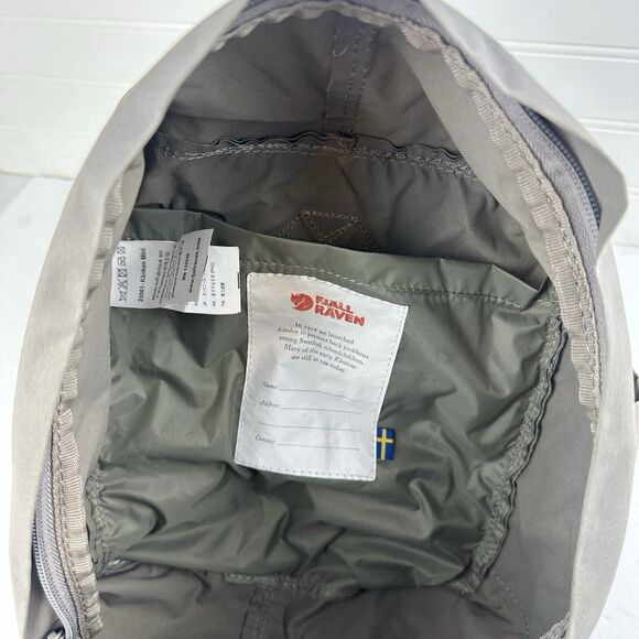Fjallraven Kanken Mini Small Gray Backpack Bag 23561 Everyday Outdoor Travel - Picture 3 of 14